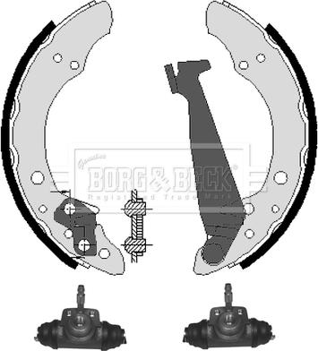 Borg & Beck BBS1031K - Kit freno, freni a tamburo www.autoricambit.com