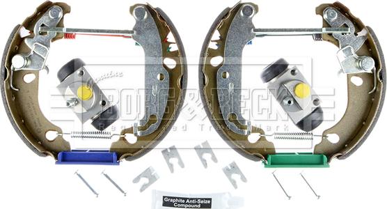 Borg & Beck BBS1038K - Kit freno, freni a tamburo www.autoricambit.com