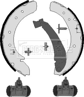 Borg & Beck BBS1127K - Kit freno, freni a tamburo www.autoricambit.com