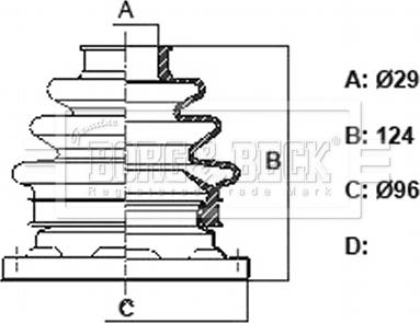 Borg & Beck BCB6385 - Cuffia, Semiasse www.autoricambit.com