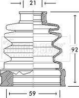 Borg & Beck BCB2656 - Cuffia, Semiasse www.autoricambit.com