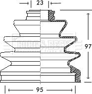 Borg & Beck BCB2063 - Cuffia, Semiasse www.autoricambit.com