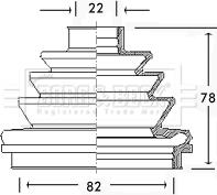 Borg & Beck BCB2190 - Cuffia, Semiasse www.autoricambit.com