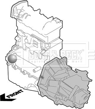 Borg & Beck BEM4095 - Sospensione, Motore www.autoricambit.com