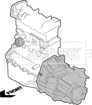 Borg & Beck BEM4093 - Sospensione, Motore www.autoricambit.com