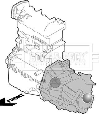 Borg & Beck BEM4061 - Sospensione, Motore www.autoricambit.com