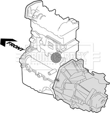 Borg & Beck BEM4367 - Sospensione, Motore www.autoricambit.com