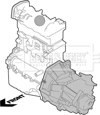 Borg & Beck BEM4327 - Sospensione, Motore www.autoricambit.com