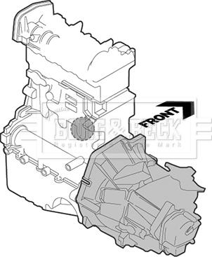 Borg & Beck BEM3577 - Sospensione, Motore www.autoricambit.com