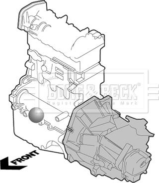 Borg & Beck BEM3657 - Sospensione, Motore www.autoricambit.com