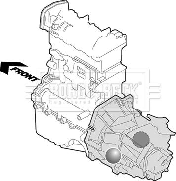 Borg & Beck BEM3828 - Sospensione, Motore www.autoricambit.com