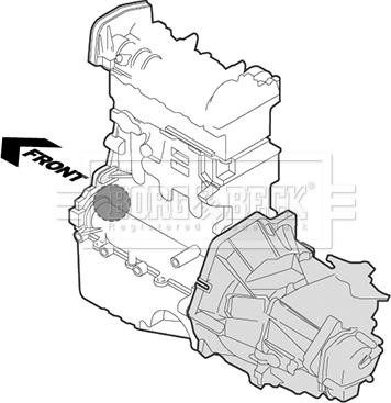 Borg & Beck BEM4050 - Sospensione, Motore www.autoricambit.com