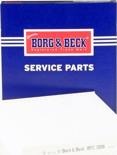 Borg & Beck BFC1106 - Filtro, Aria abitacolo www.autoricambit.com