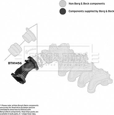 Borg & Beck BTH1456 - Flessibile d'aspirazione, Filtro aria www.autoricambit.com