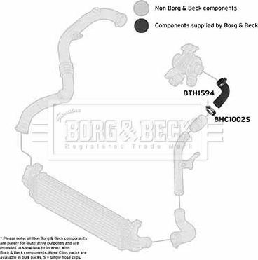 Borg & Beck BTH1594 - Flessibile aria alimentazione www.autoricambit.com