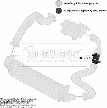 Borg & Beck BTH1595 - Flessibile aria alimentazione www.autoricambit.com