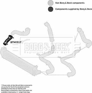 Borg & Beck BTH1557 - Flessibile aria alimentazione www.autoricambit.com