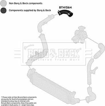 Borg & Beck BTH1564 - Flessibile aria alimentazione www.autoricambit.com