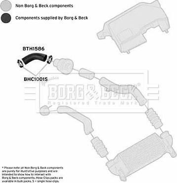 Borg & Beck BTH1586 - Flessibile aria alimentazione www.autoricambit.com