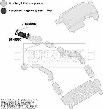 Borg & Beck BTH1587 - Flessibile aria alimentazione www.autoricambit.com