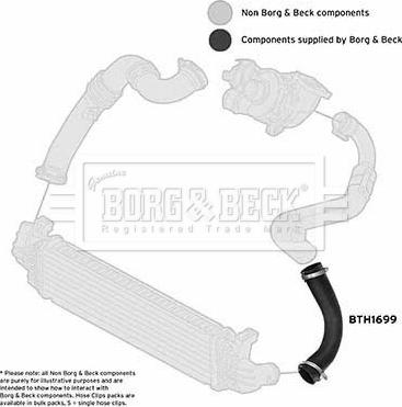 Borg & Beck BTH1699 - Flessibile aria alimentazione www.autoricambit.com