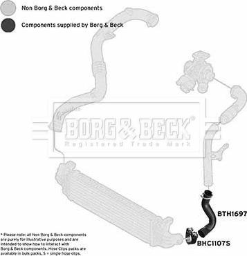 Borg & Beck BTH1697 - Flessibile aria alimentazione www.autoricambit.com