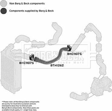 Borg & Beck BTH1262 - Flessibile aria alimentazione www.autoricambit.com