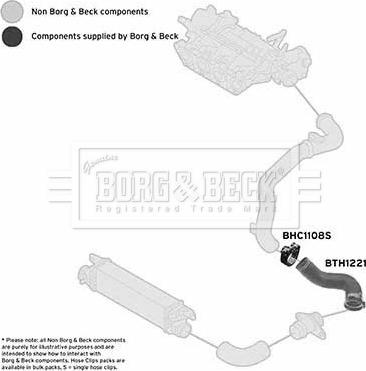 Borg & Beck BTH1221 - Flessibile aria alimentazione www.autoricambit.com