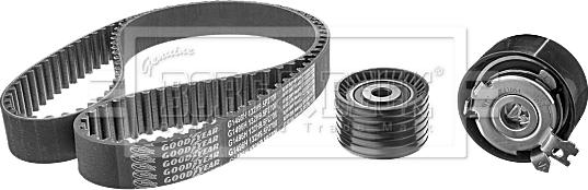 Borg & Beck BTK1005 - Kit cinghie dentate www.autoricambit.com