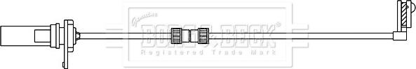 Borg & Beck BWL3162 - Contatto segnalazione, Usura past. freno/mat. d'attrito www.autoricambit.com