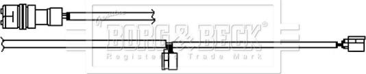 Borg & Beck BWL3126 - Contatto segnalazione, Usura past. freno/mat. d'attrito www.autoricambit.com