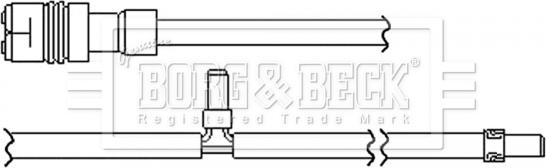 Borg & Beck BWL3123 - Contatto segnalazione, Usura past. freno/mat. d'attrito www.autoricambit.com