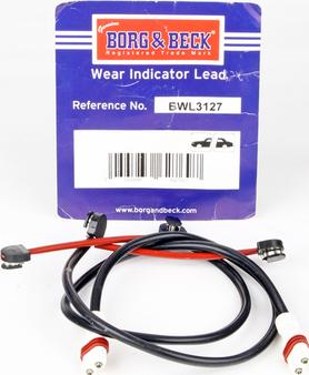 Borg & Beck BWL3127 - Contatto segnalazione, Usura past. freno/mat. d'attrito www.autoricambit.com