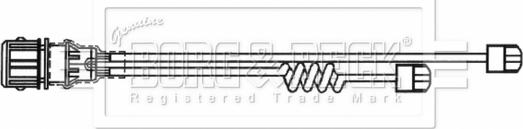 Borg & Beck BWL33098 - Contatto segnalazione, Usura past. freno/mat. d'attrito www.autoricambit.com