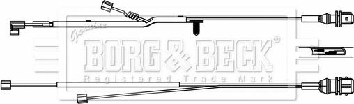 Borg & Beck BWL33085 - Contatto segnalazione, Usura past. freno/mat. d'attrito www.autoricambit.com