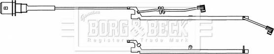 Borg & Beck BWL33086 - Contatto segnalazione, Usura past. freno/mat. d'attrito www.autoricambit.com