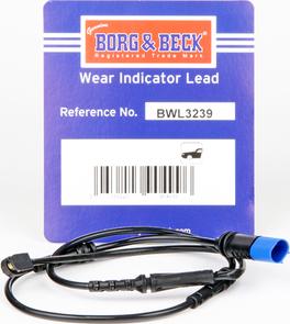 Borg & Beck BWL3239 - Contatto segnalazione, Usura past. freno/mat. d'attrito www.autoricambit.com