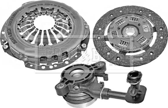 Borg & Beck HKT1196 - Kit frizione www.autoricambit.com