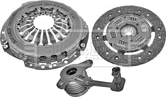 Borg & Beck HKT1198 - Kit frizione www.autoricambit.com