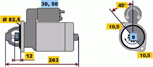 BOSCH 9 000 331 428 - Motorino d'avviamento www.autoricambit.com