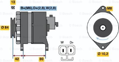 BOSCH 6 033 GB4 009 - Alternatore www.autoricambit.com