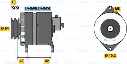 BOSCH 6 033 GB5 007 - Alternatore www.autoricambit.com