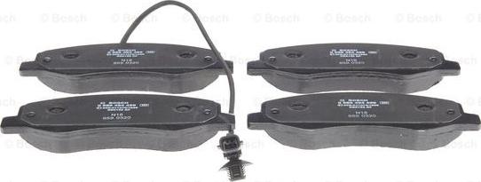 BOSCH 0 986 494 499 - Kit pastiglie freno, Freno a disco www.autoricambit.com