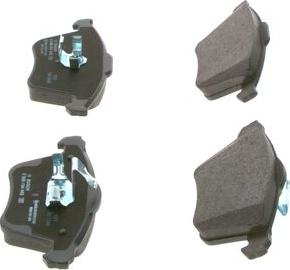 BOSCH 0 986 494 492 - Kit pastiglie freno, Freno a disco www.autoricambit.com