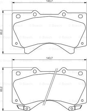 BOSCH 0 986 494 449 - Kit pastiglie freno, Freno a disco www.autoricambit.com