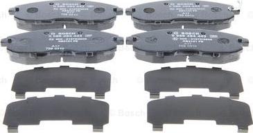 BOSCH 0 986 494 443 - Kit pastiglie freno, Freno a disco www.autoricambit.com