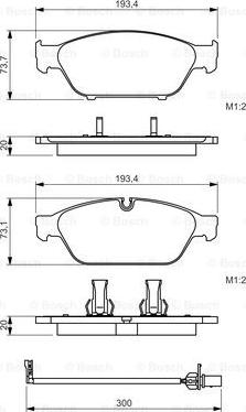 BOSCH 0 986 494 447 - Kit pastiglie freno, Freno a disco www.autoricambit.com