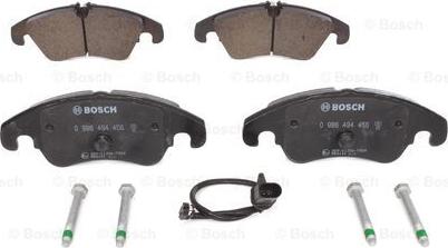 BOSCH 0 986 494 456 - Kit pastiglie freno, Freno a disco www.autoricambit.com