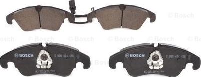 BOSCH 0 986 494 456 - Kit pastiglie freno, Freno a disco www.autoricambit.com