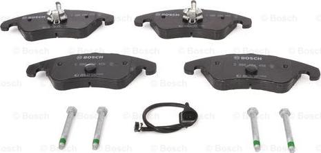 BOSCH 0 986 494 456 - Kit pastiglie freno, Freno a disco www.autoricambit.com